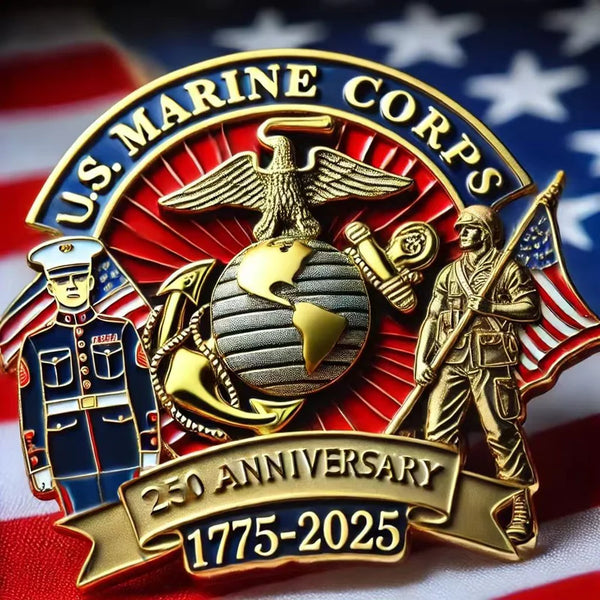 250th Anniversary U.S. Marine Corps Commemorative Pin