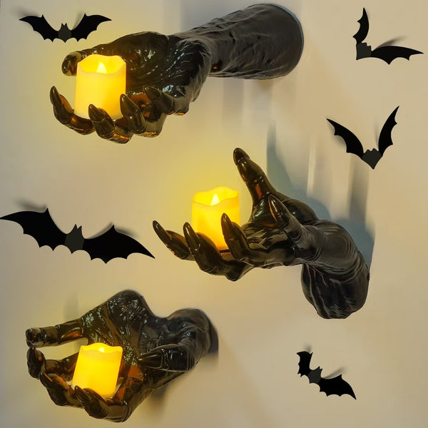 Halloween Decorations Wall Mounted Creepy Reaching Hands