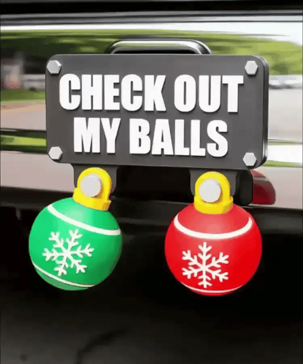 Christmas-Themed Trailer Hitch Ornament