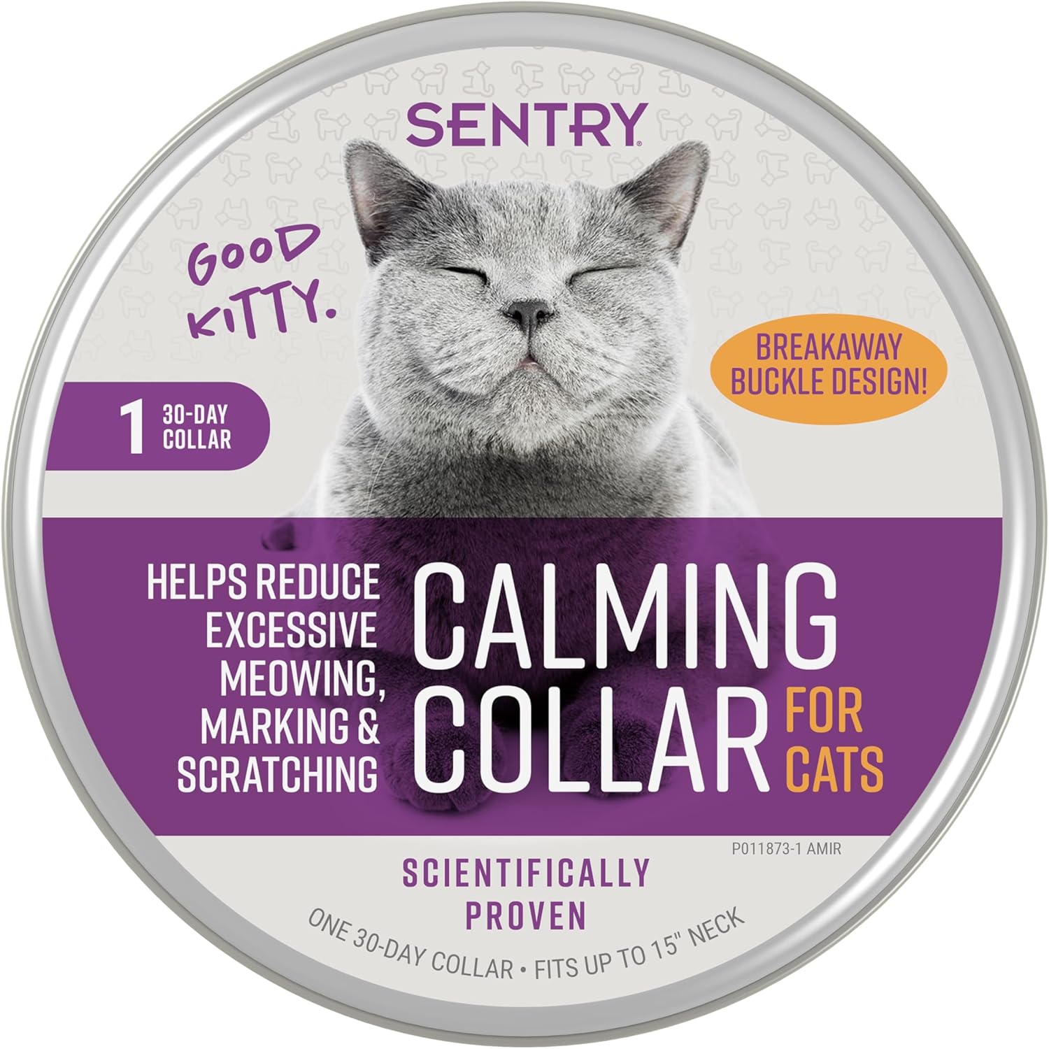 Calming Collar for Cats, Long-Lasting Pheromone Collar Helps Calm Cats ...