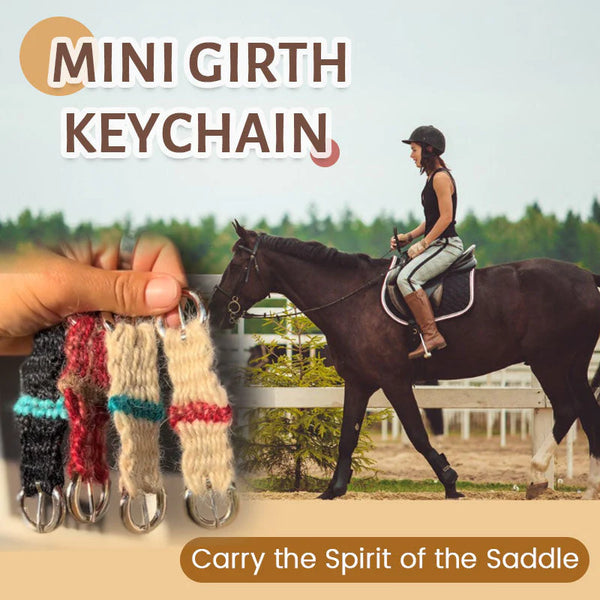 Mini Girth Keychain — Carry the Spirit of the Saddle
