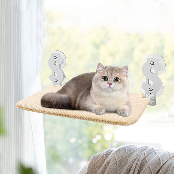 Foldable Cat Hammock with Strong Suction Cups
