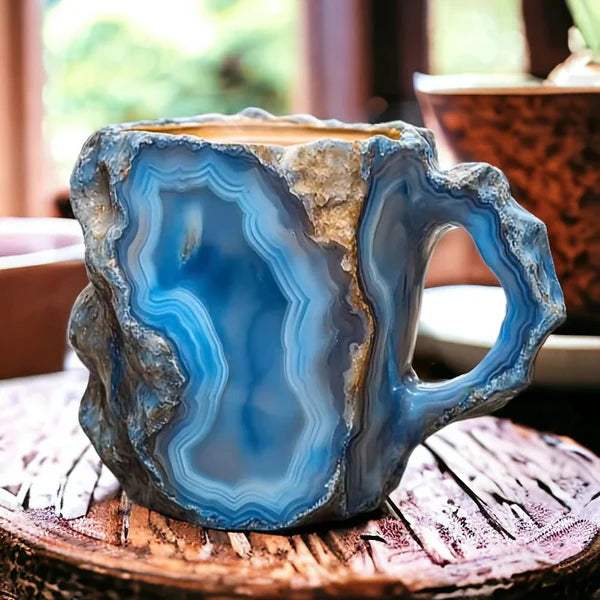 Mashions 2025 New Mineral Crystal Coffee Mugs