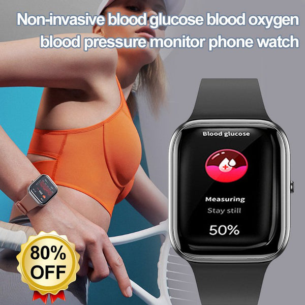 2025 Hot Sale - Blood Glucose Smart Watch II Heart Rate Blood Pressure Health Watches