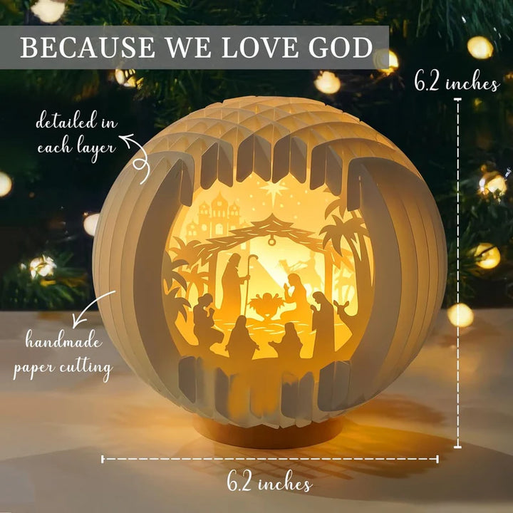 Indoor Lighting Nativity Scene / with LED Table Lamps – apoping