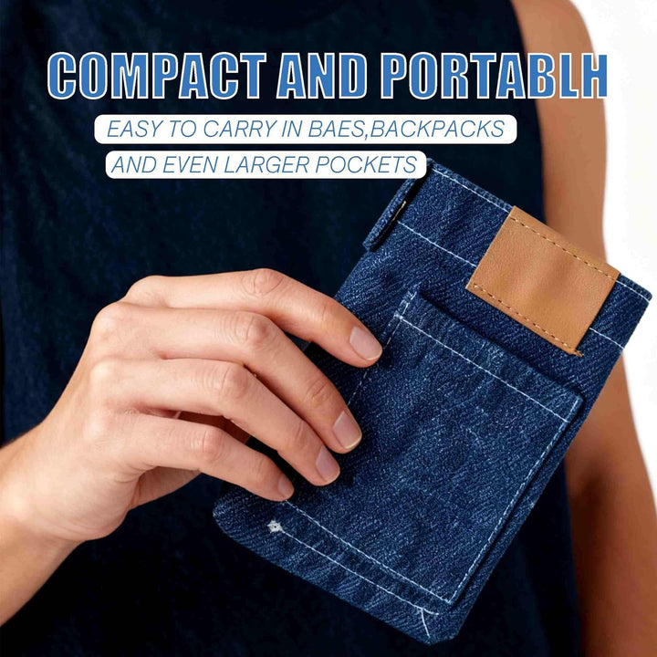 Jean Denim Wallet Funny for Men Boys, Small Billfold Thin Slim Bifold ...