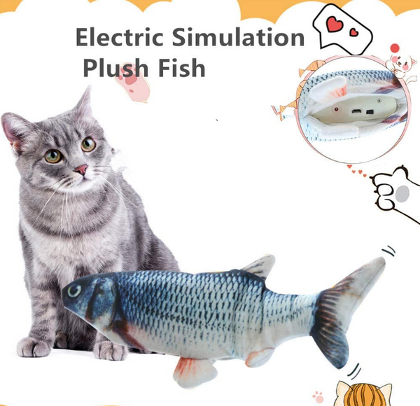Dancing Fish  Cat Kicker Toy   Realistic Moves