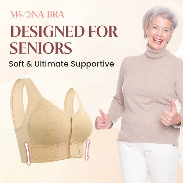 Moona Bra Last Day Sale 80 Off Front Closure Breathable Bras For Seniors